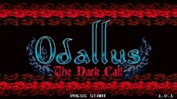 Odallus: The Dark Call Title Screen